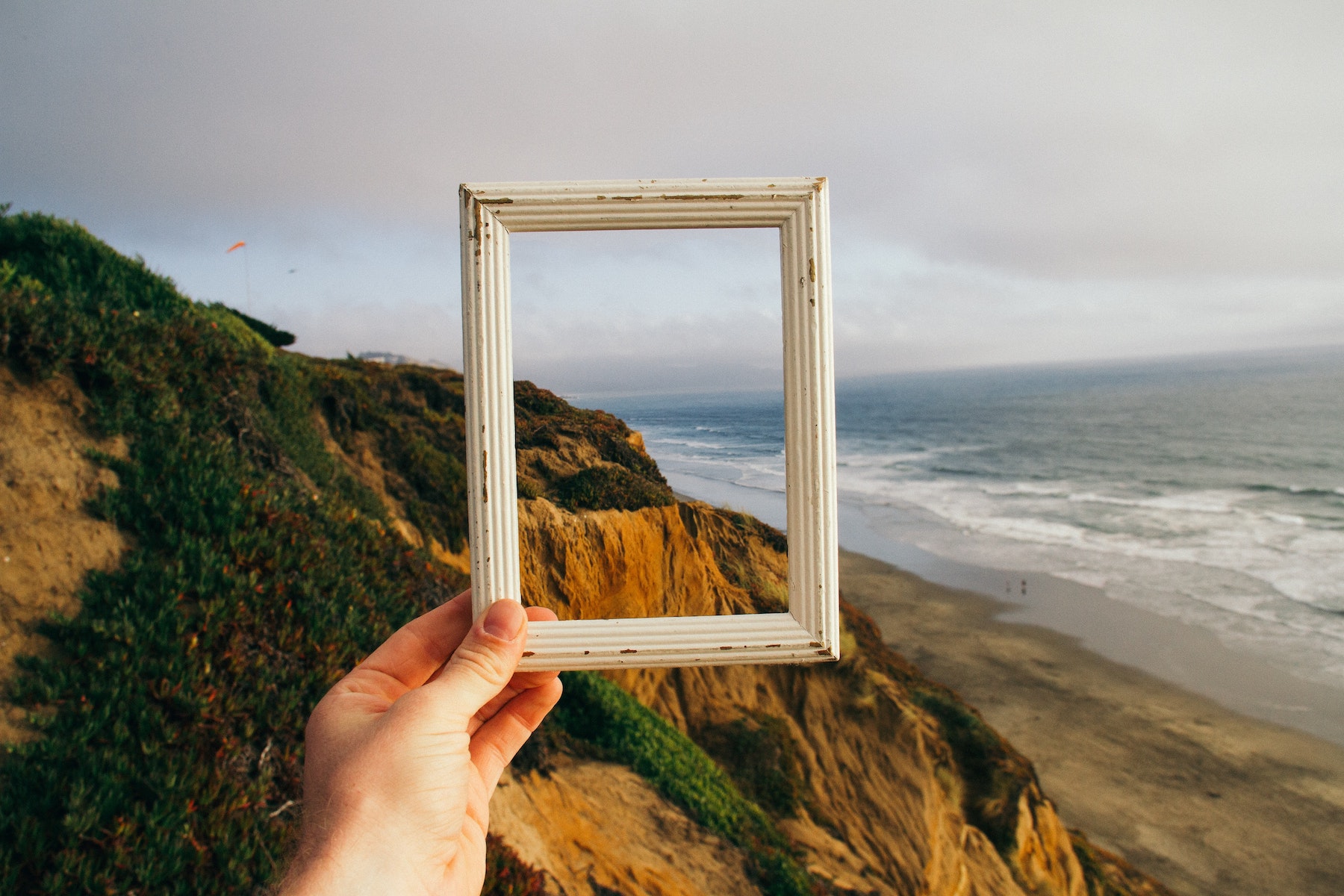 Looking through a frame